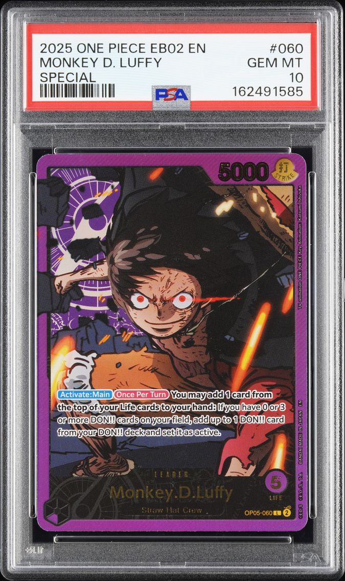 2025 #060 Monkey D. Luffy PSA 10
