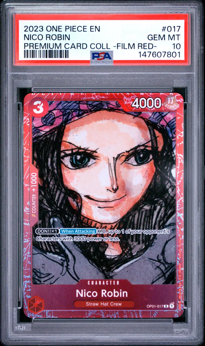 2023 #017 Nico Robin PSA 10 One Piece Premium Card Collection -One Piece Film Red-