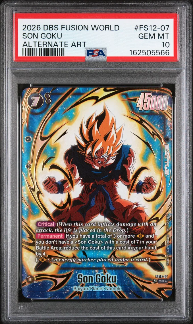 2026 #FS12-07 Son Goku PSA 10 Dragon Ball Super Card Game Fusion World Starter Deck EX the Beat of KI