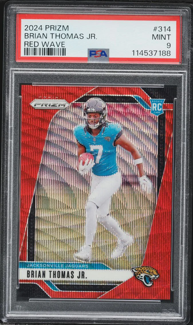 2024 #314 Brian Thomas Jr. PSA 9 Panini Prizm Football