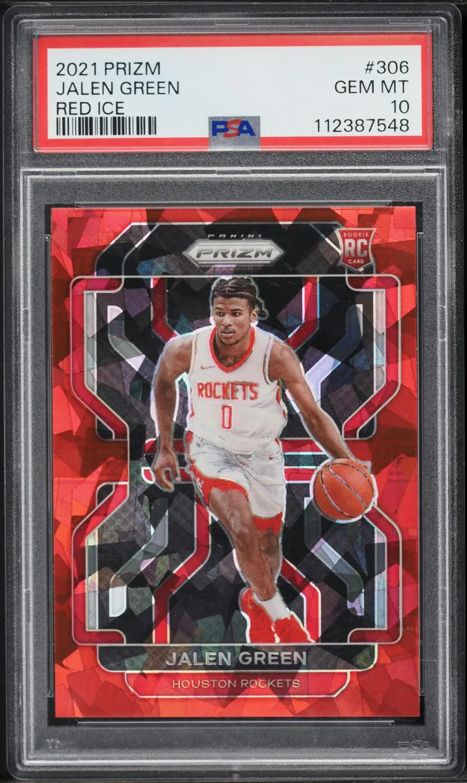 2021 #306 Jalen Green PSA 10 Panini Prizm