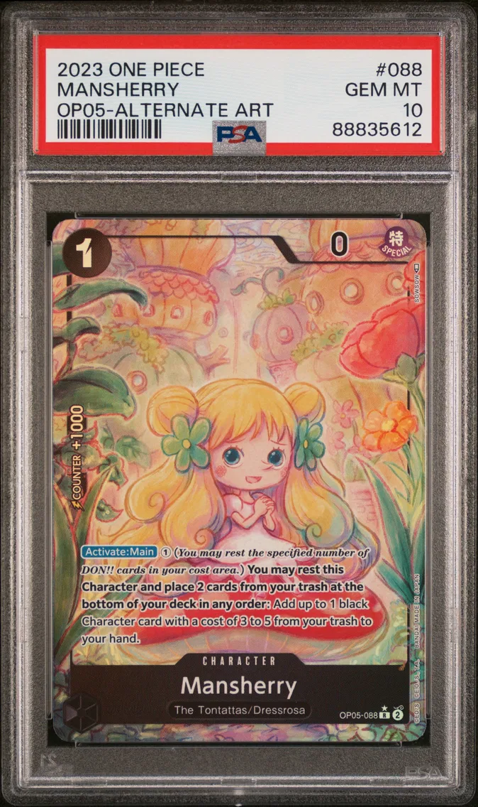 2023 #088 Mansherry PSA 10 One Piece OP05-Awakening of the New Era