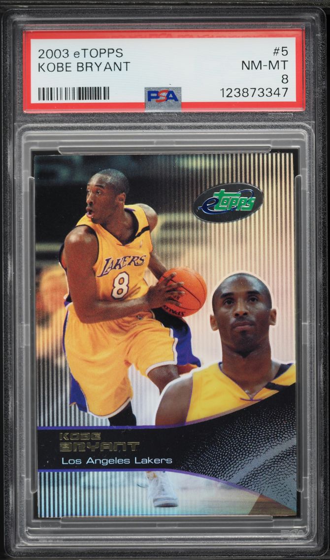 2003 #5 Kobe Bryant PSA 8 Etopps