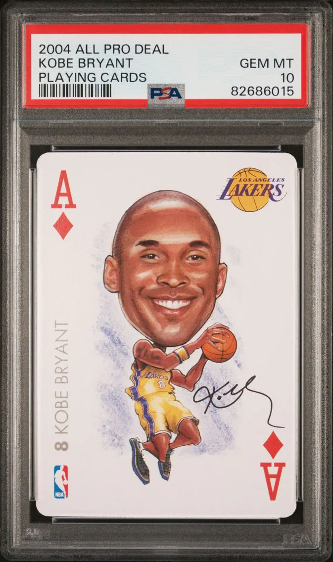 2004 #NA Kobe Bryant PSA 10 All Pro Deal Playing Cards