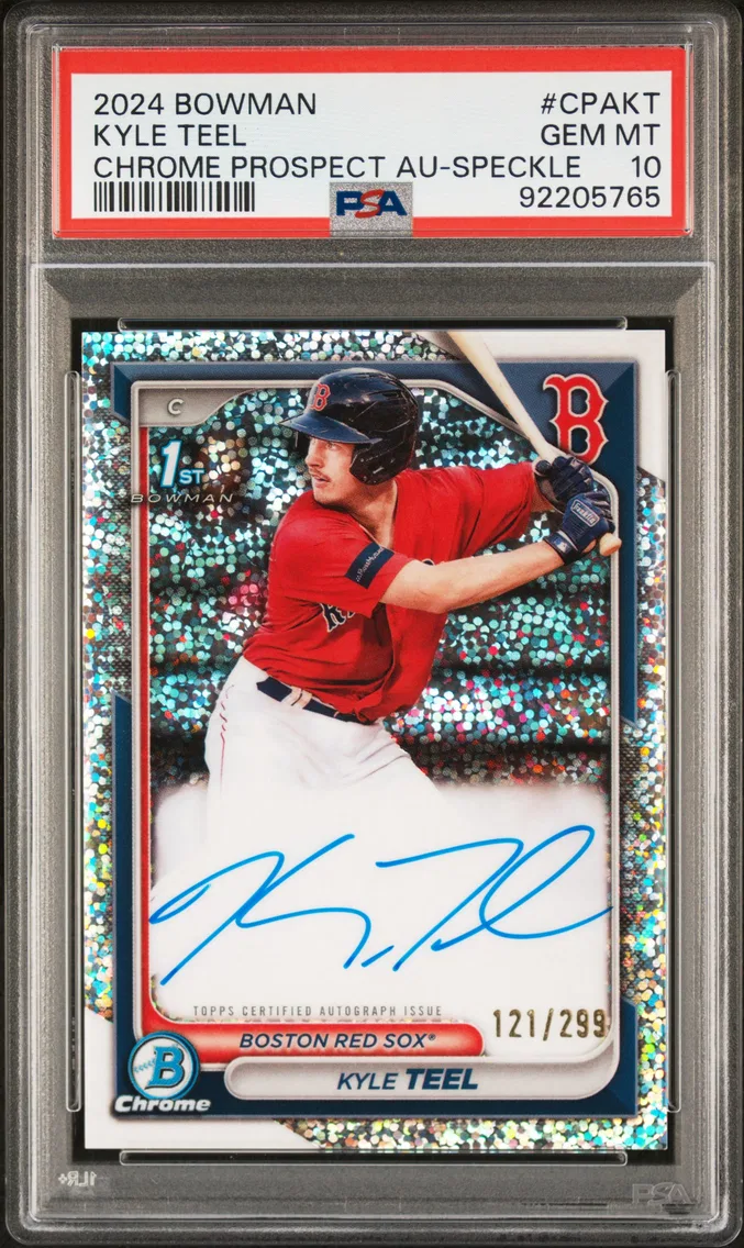 2024 #CPAKT KYLE TEEL PSA 10 Bowman Chrome Prospect Autographs