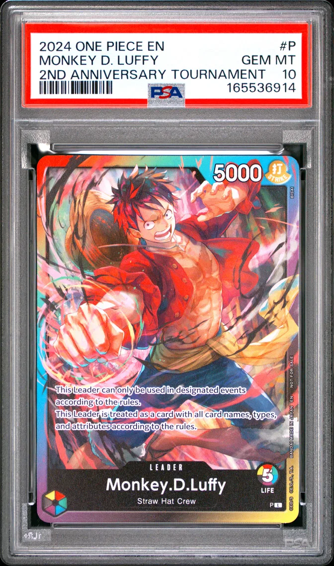 2024 #P Monkey D. Luffy PSA 10 One Piece Promos