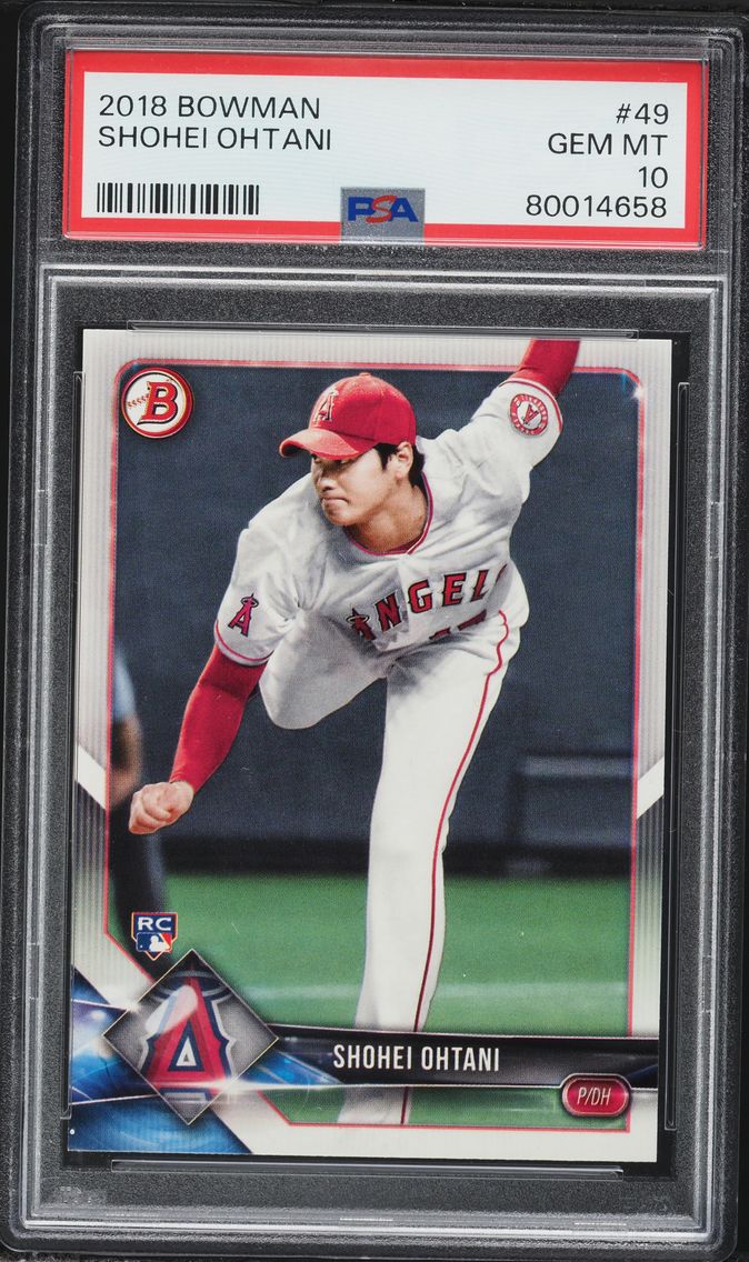 2018 #49 Shohei Ohtani PSA 10 Bo