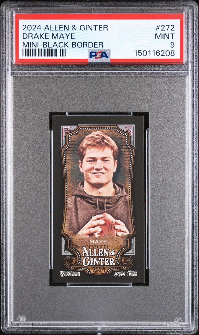2024 #272 Drake Maye PSA 9 Topps Allen & Ginter