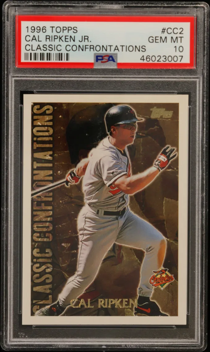 1996 #CC2 Cal Ripken Jr. PSA 10 Topps Classic Confrontations