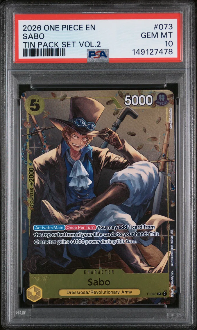 2026 #073 Sabo PSA 10 One Piece Promos