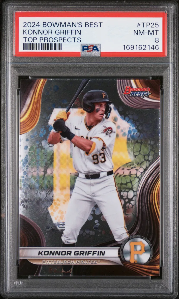 2024 #TP25 Konnor Griffin PSA 8 Bowman's Best Top Prospects