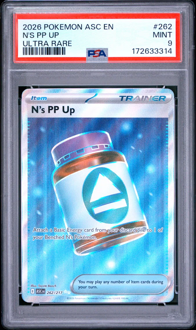 2026 #262 N's PP Up PSA 9 Asc EN-Ascended Heroes