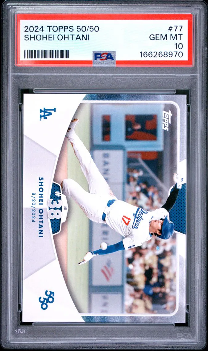 2024 #77 Shohei Ohtani PSA 10 Topps 50/50 Shohei Ohtani
