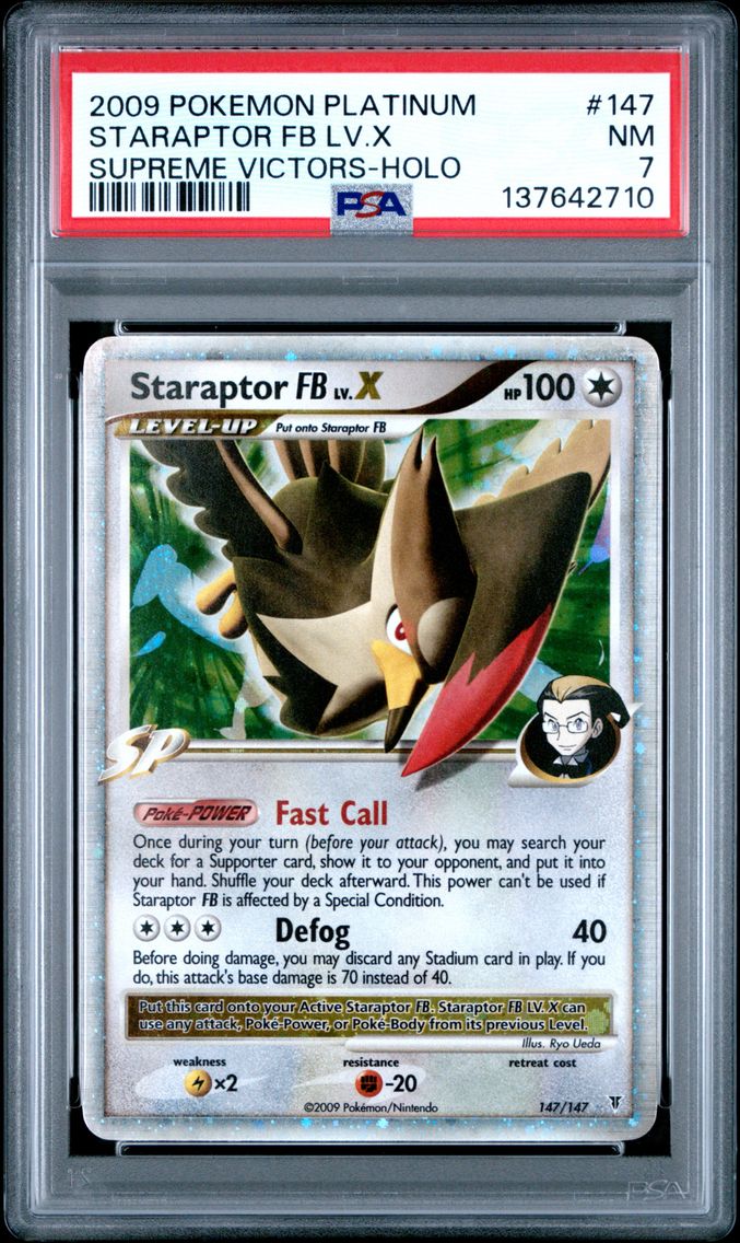 2009 #147 Staraptor FB LV.X-Holo