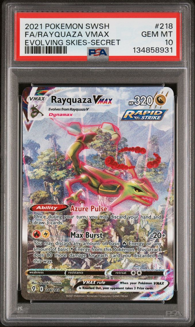 2021 #218 Full Art/Rayquaza Vmax