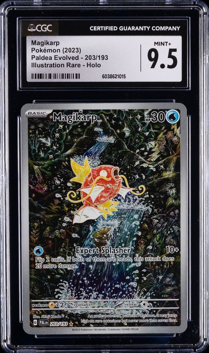 2023 #203 Magikarp Pokemon Paldea Evolved Illustration Rare