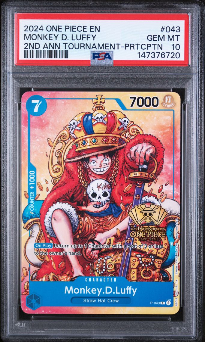 2024 #043 Monkey D. Luffy PSA 10