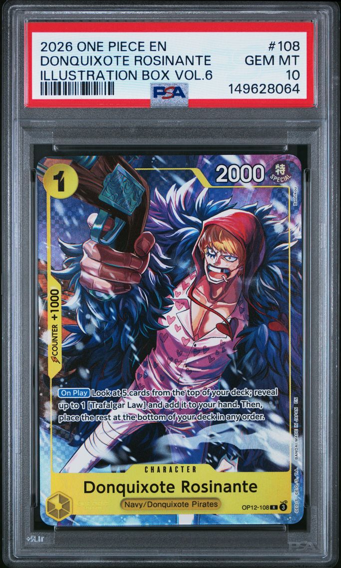 2026 #108 Donquixote Rosinante PSA 10 One Piece Promos