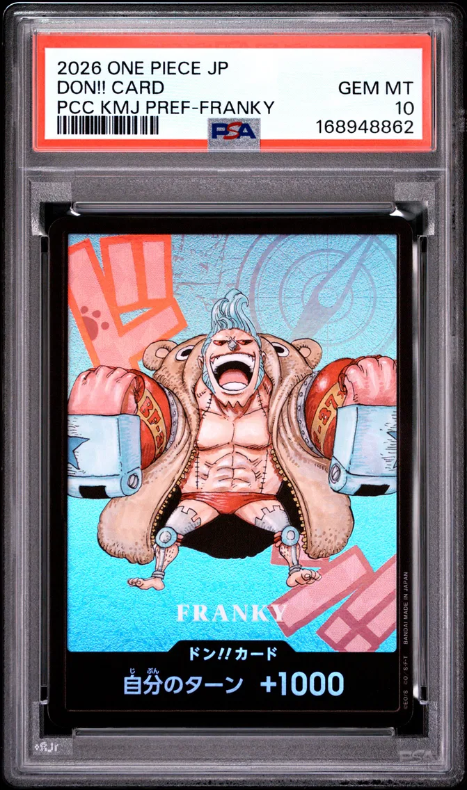 2026 #NA Don!! Card PSA 10 One Piece Japanese Premium Card Collection Kumamoto Prefecture Special