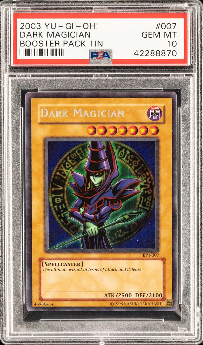 DARK MAGICIAN BPT-007 BOOSTER PACK TIN 2003 PSA 10
