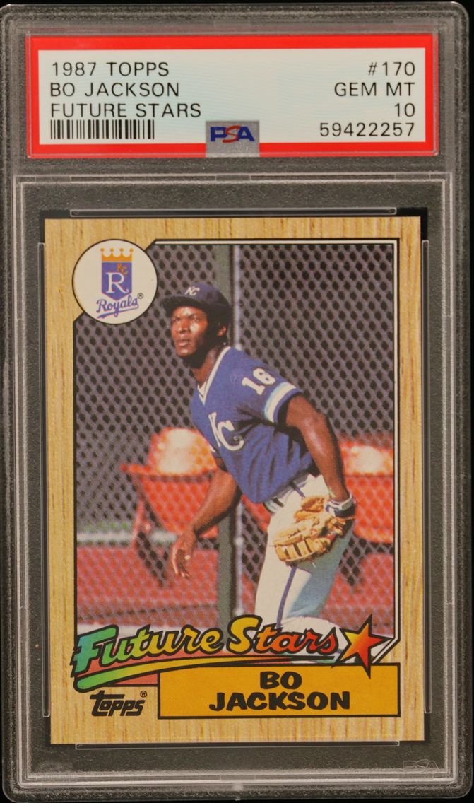 1987 #170 Bo Jackson PSA 10 Topp