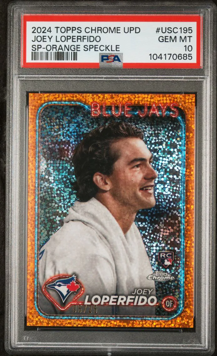 2024 #USC195 Joey Loperfido PSA 10 Topps Chrome Update