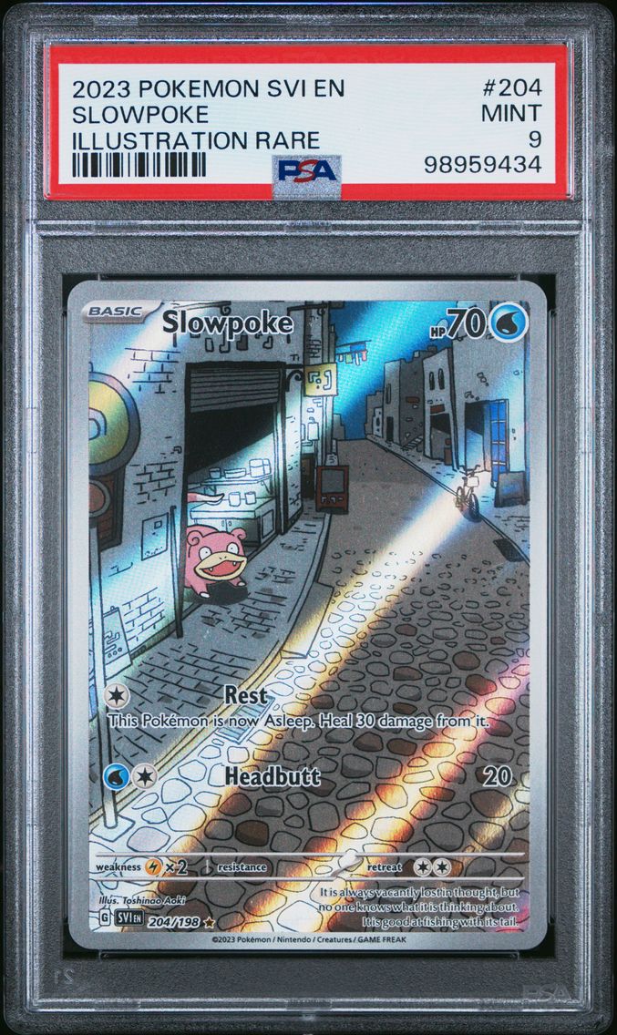 2023 #204 Slowpoke PSA 9 Svi EN-Scarlet & Violet Pokemon