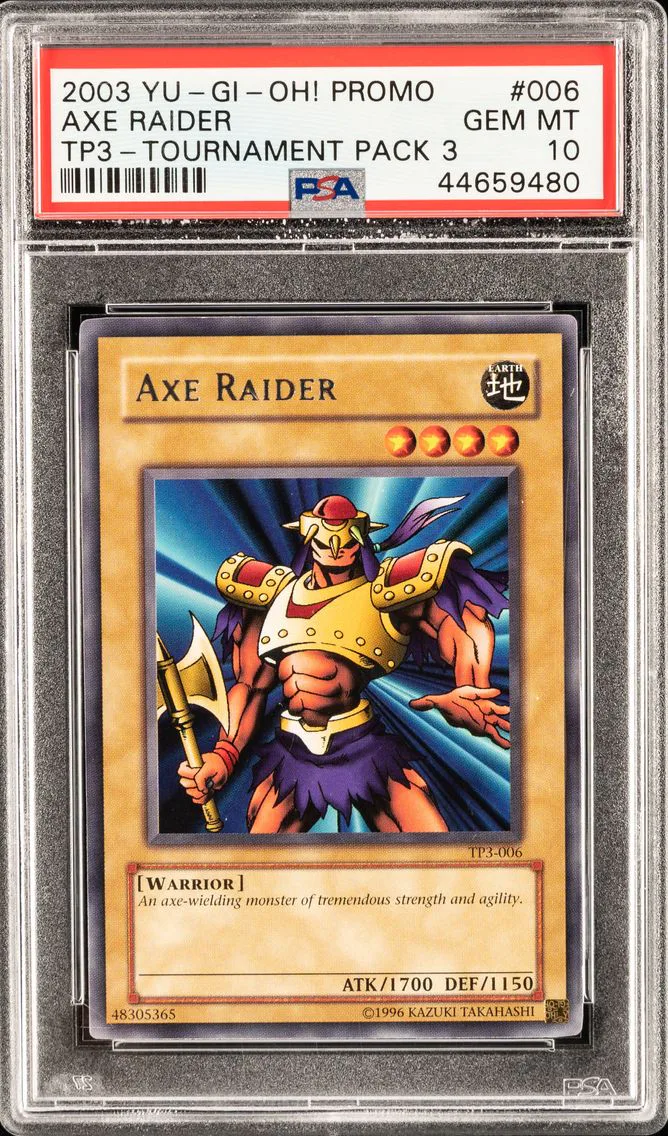 AXE RAIDER TP3-006 TOURNAMENT PACK 3 2003 PSA 10
