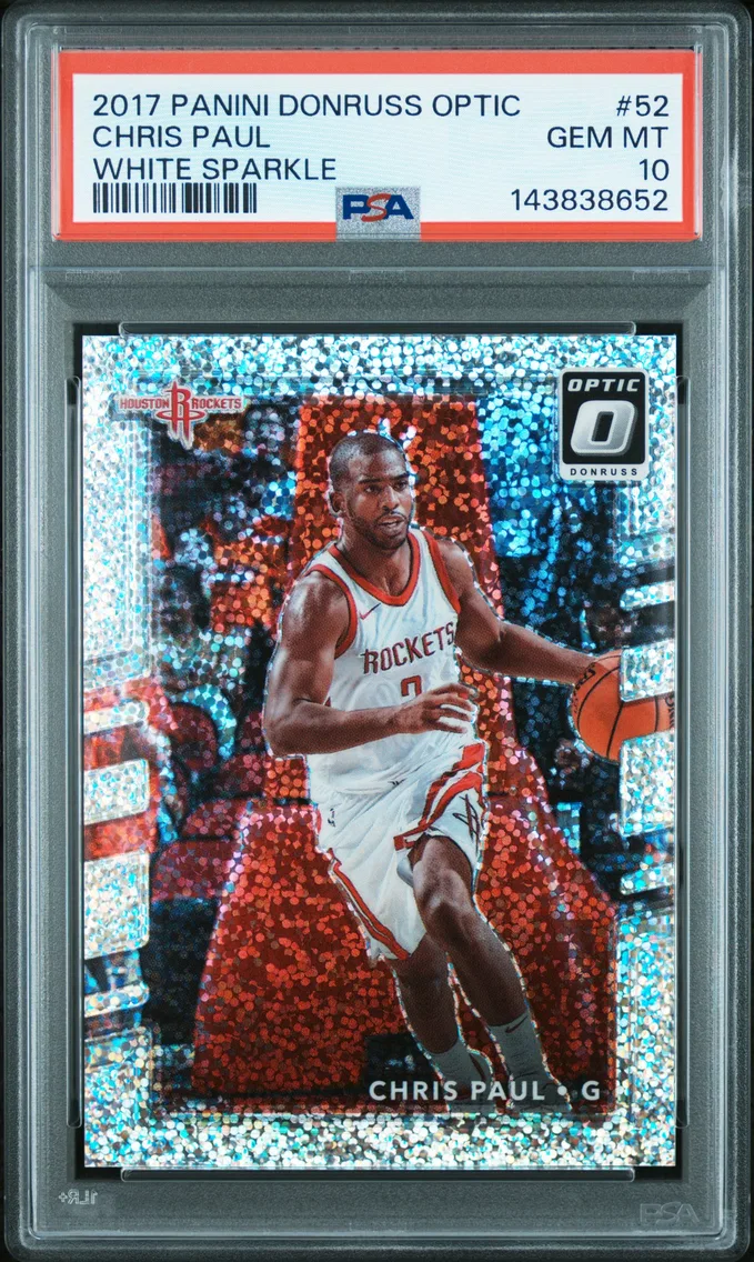 2017 #52 CHRIS PAUL PSA 10 Panini Donruss Optic
