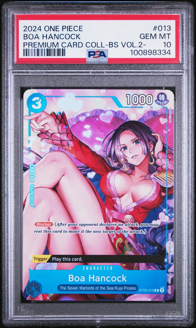 2024 #013 Boa Hancock PSA 10 One Piece Premium Card Collection -Best Selection Vol.2-