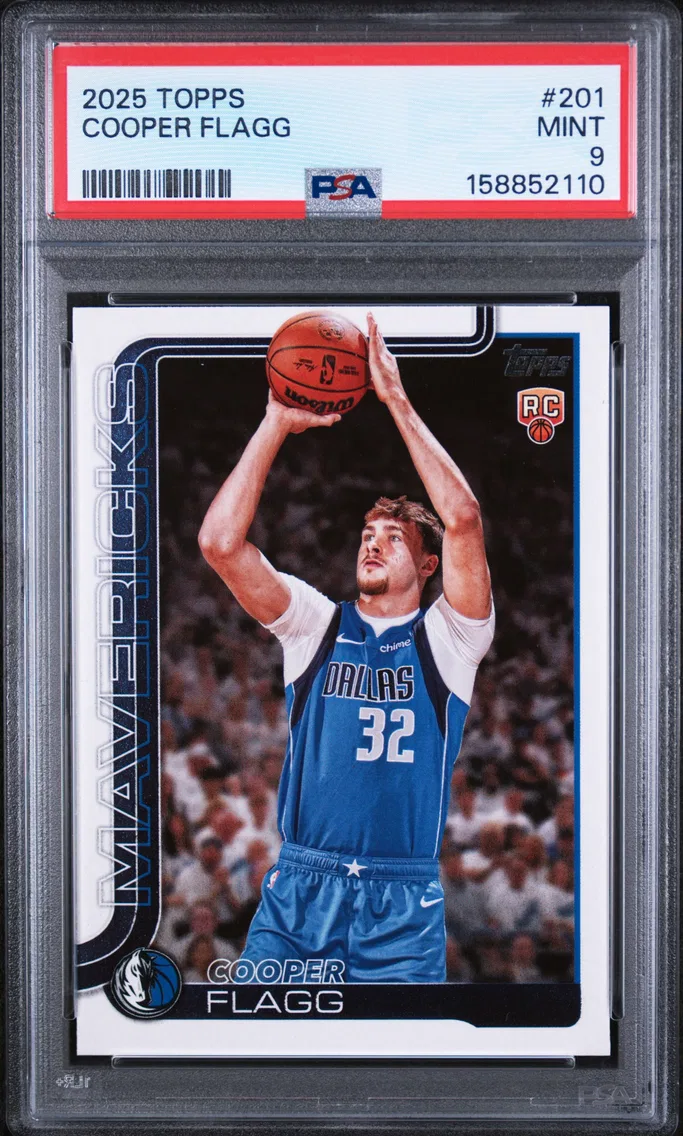 2025 #201 Cooper Flagg PSA 9 Topps