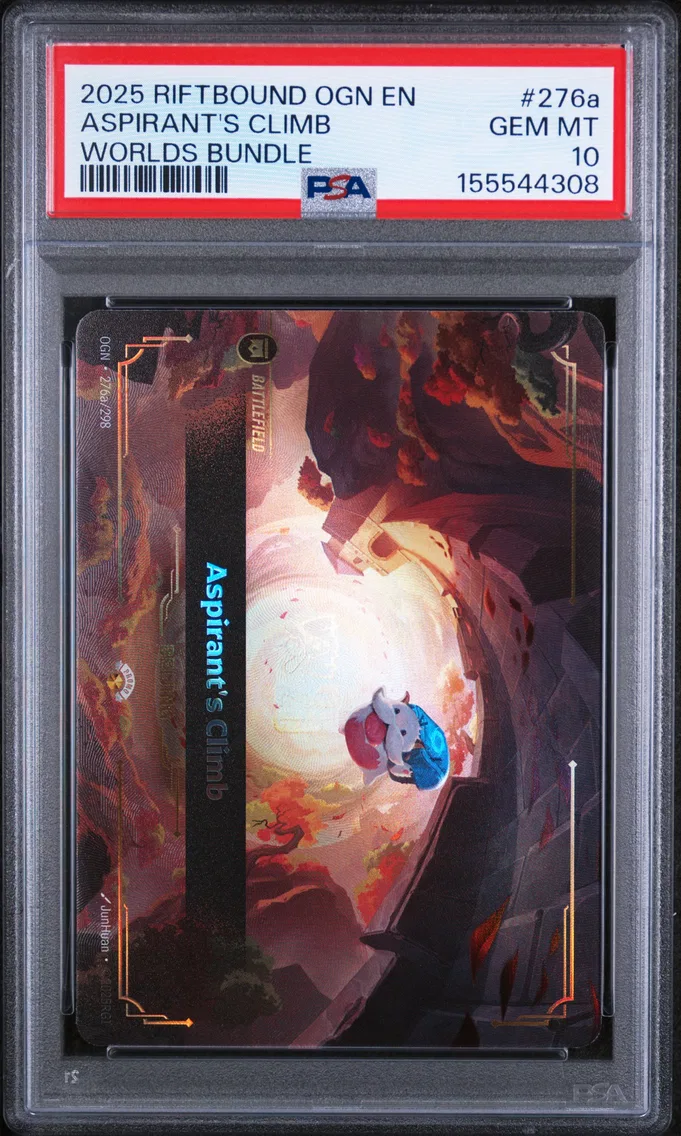 2025 #276a Aspirant's Climb PSA 10 Riftbound: League of Legends Ogn-Origins