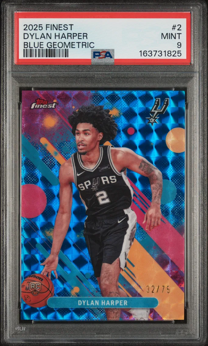 2025 #2 Dylan Harper PSA 9 Topps Finest