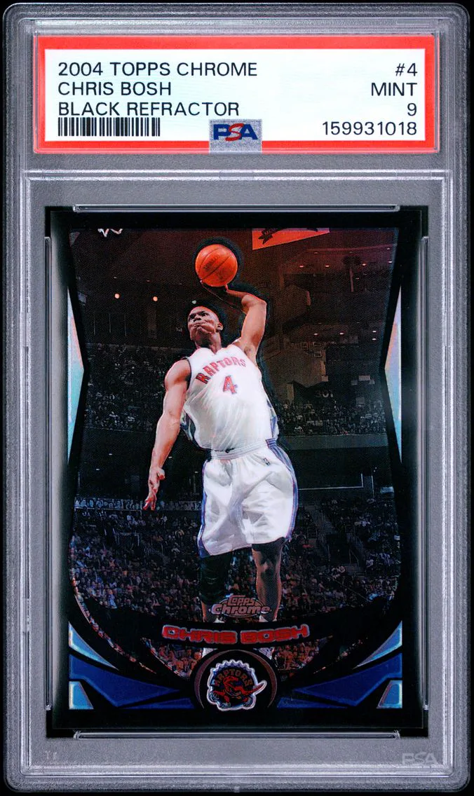 2004 #4 Chris Bosh PSA 9 Topps Chrome