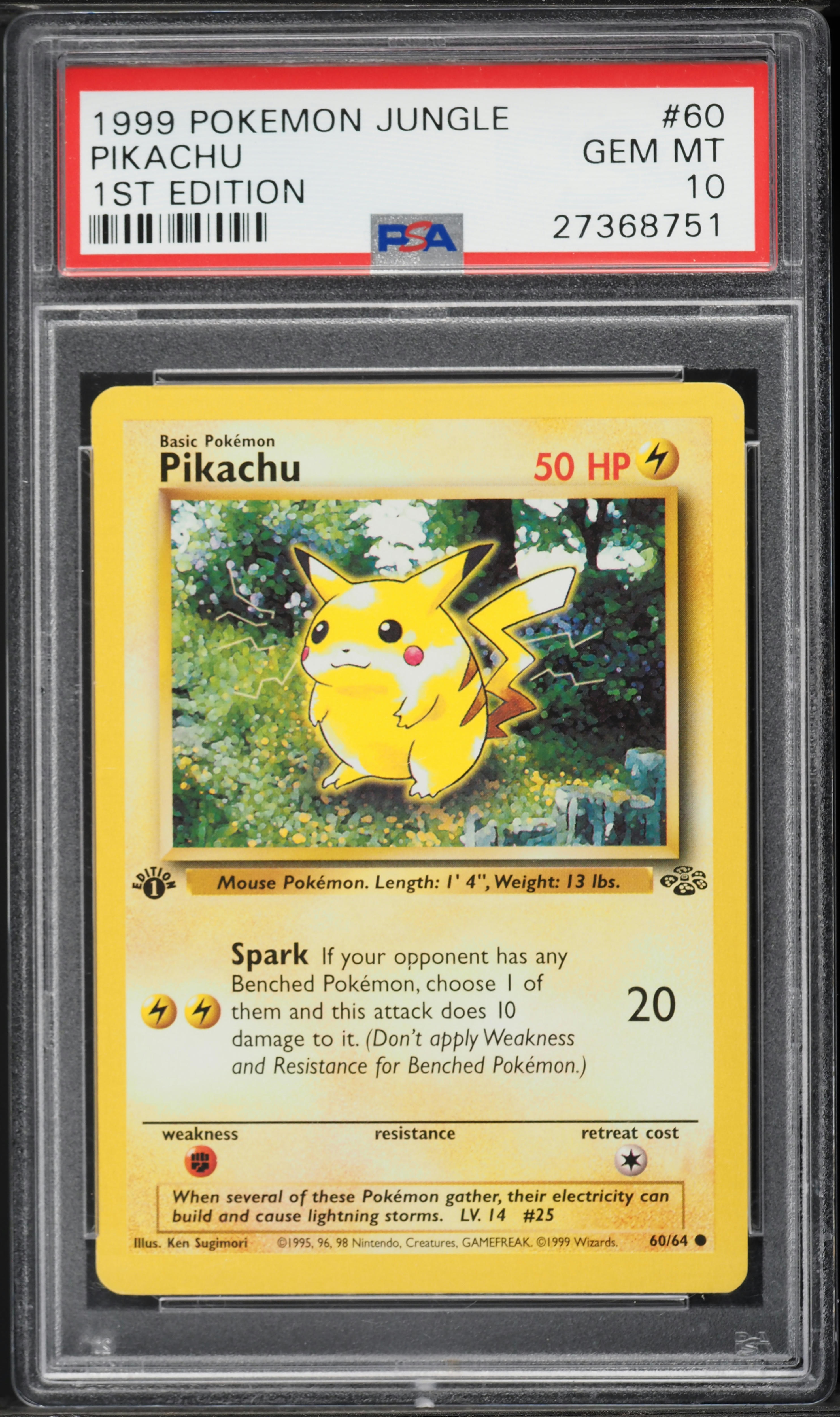 Pikachu 1st Edition
