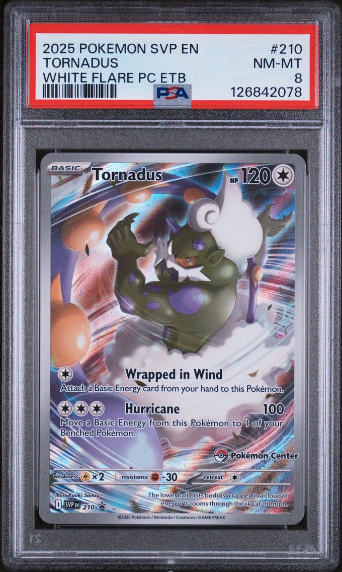 2025 #210 Tornadus PSA 8 Svp EN-