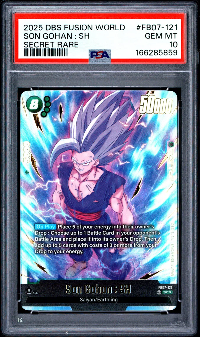 2025 #FB07-121 Son Gohan : SH PSA 10 Dragon Ball Super Card Game Fusion World Wish for Shenron