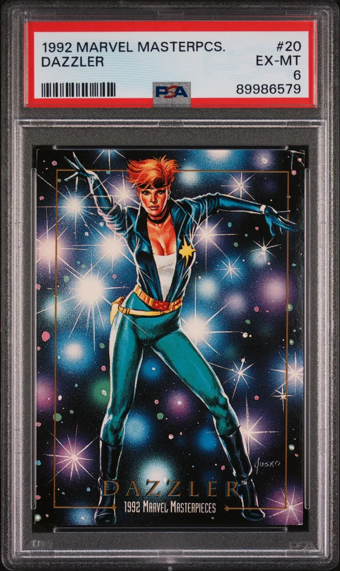 1992 #20 Dazzler PSA 6 Marvel Masterpieces