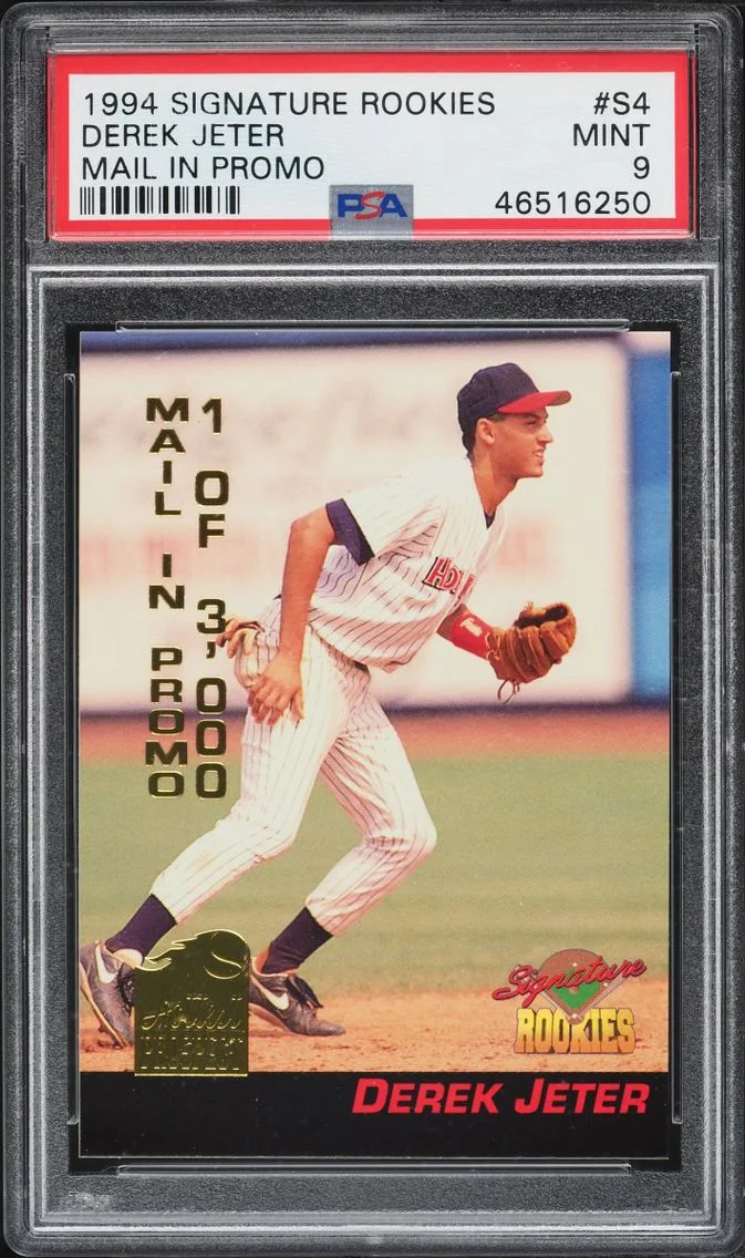 1994 #S4 Derek Jeter PSA 9 Signature Rookies Mail In Promo ROOKIE /3000