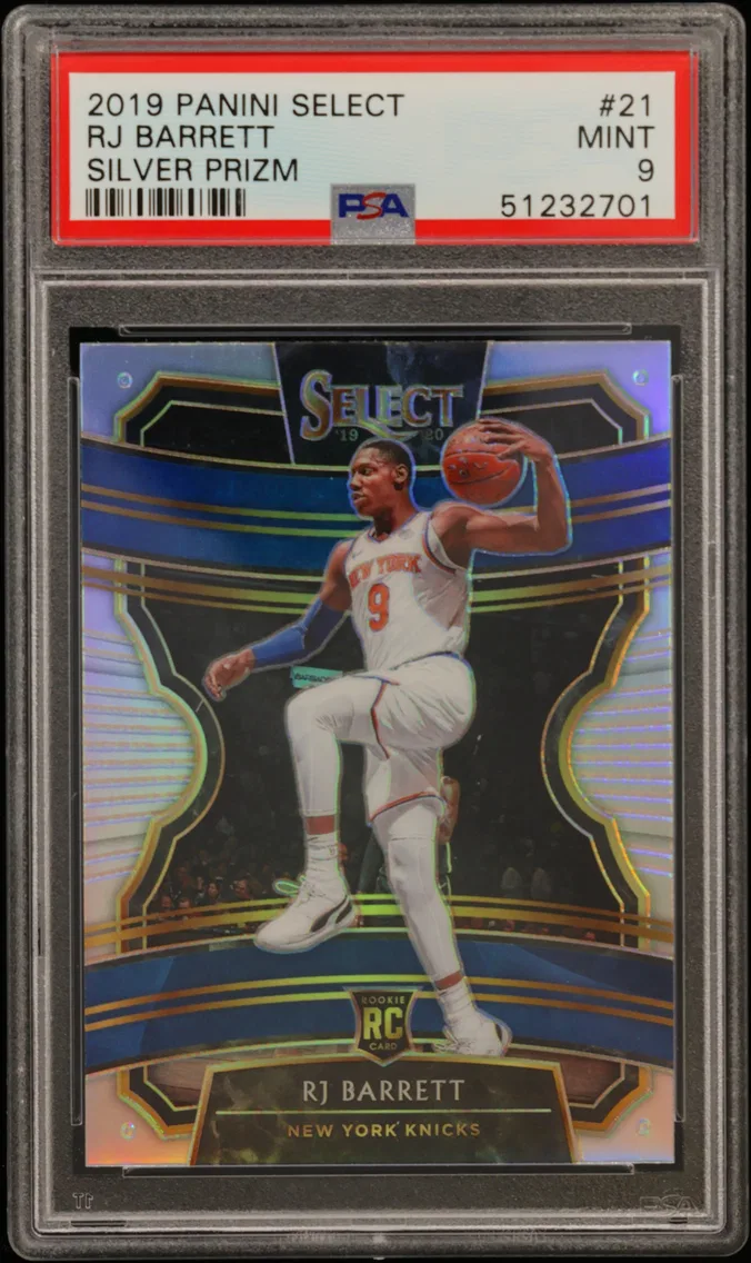 2019 #21 RJ Barrett PSA 9 Panini Select
