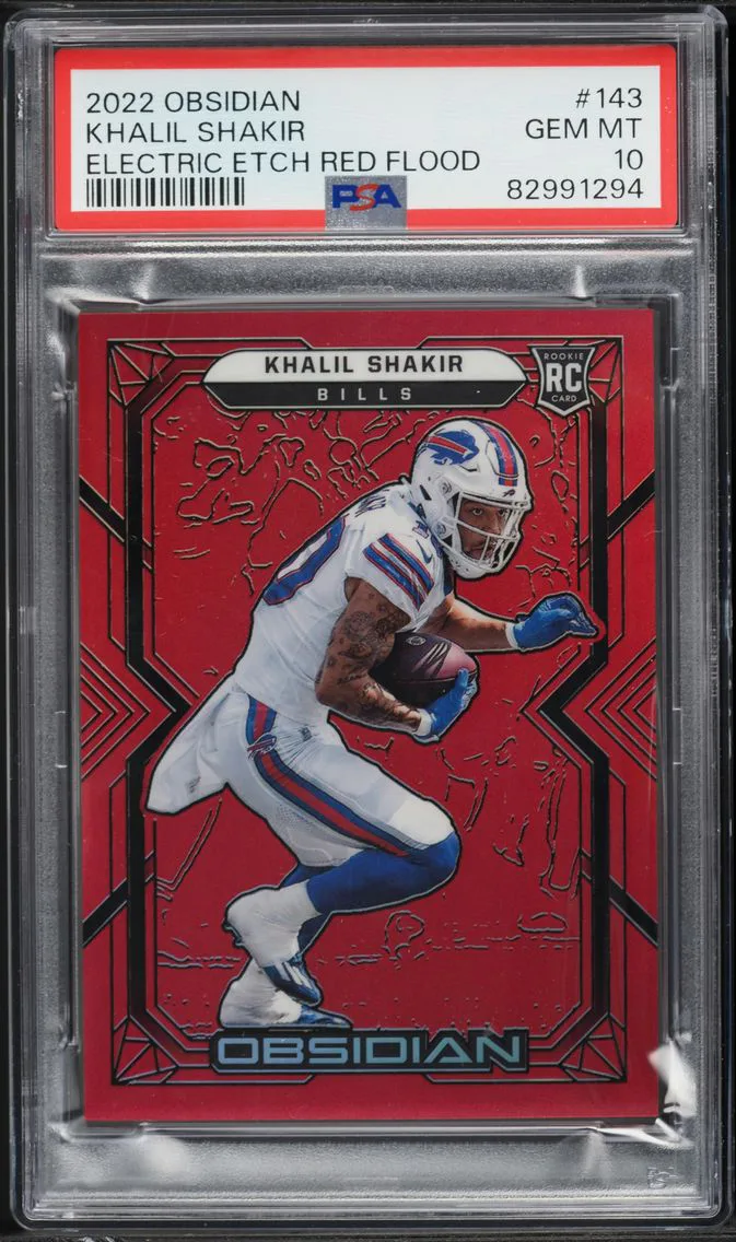 2022 #143 Khalil Shakir PSA 10 Panini Obsidian