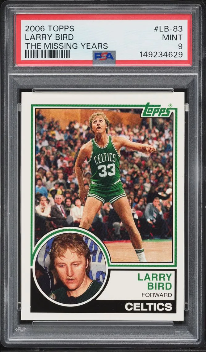 2006 Topps The Missing Years Larry Bird #LB-83 PSA 9 MINT