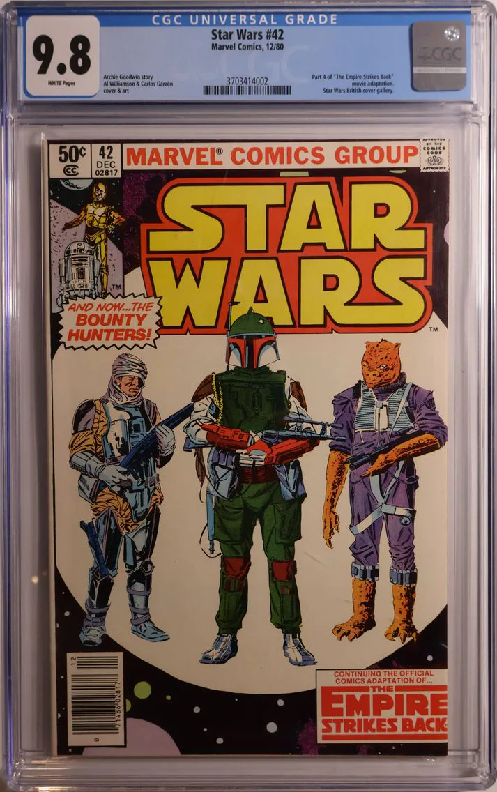 1980 #NA 1980 Star Wars #42 CGC 9.8 Marvel Comics CGC 9.8