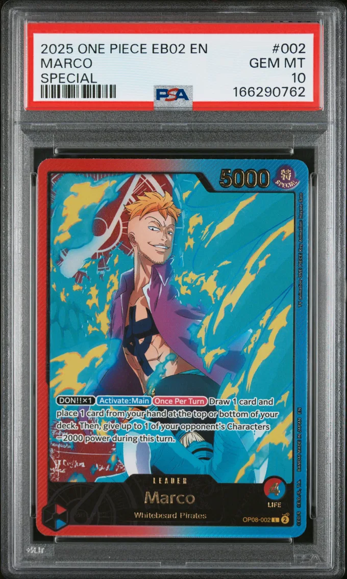 2025 #002 Marco PSA 10 One Piece EB02-Extra Booster -Anime 25th Collection-