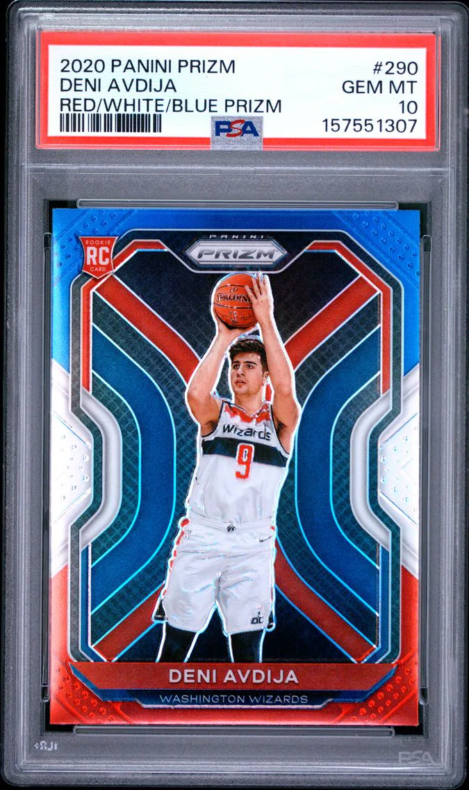 2020 #290 DENI AVDIJA PSA 10 Panini Prizm