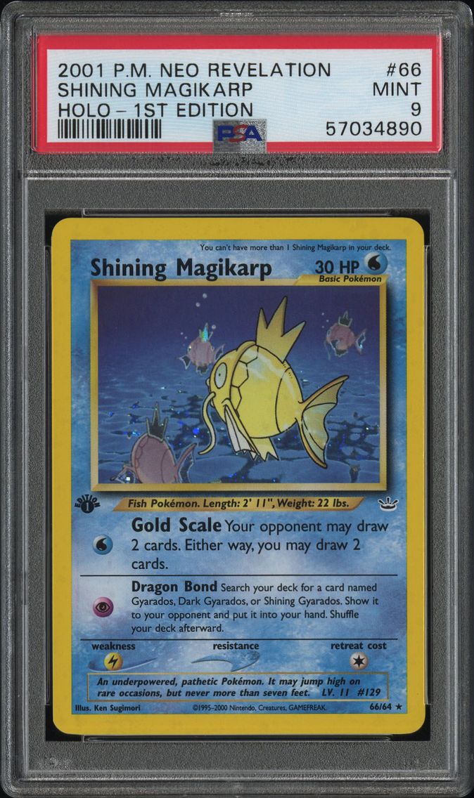2001 #66 Shining Magikarp-Holo 1