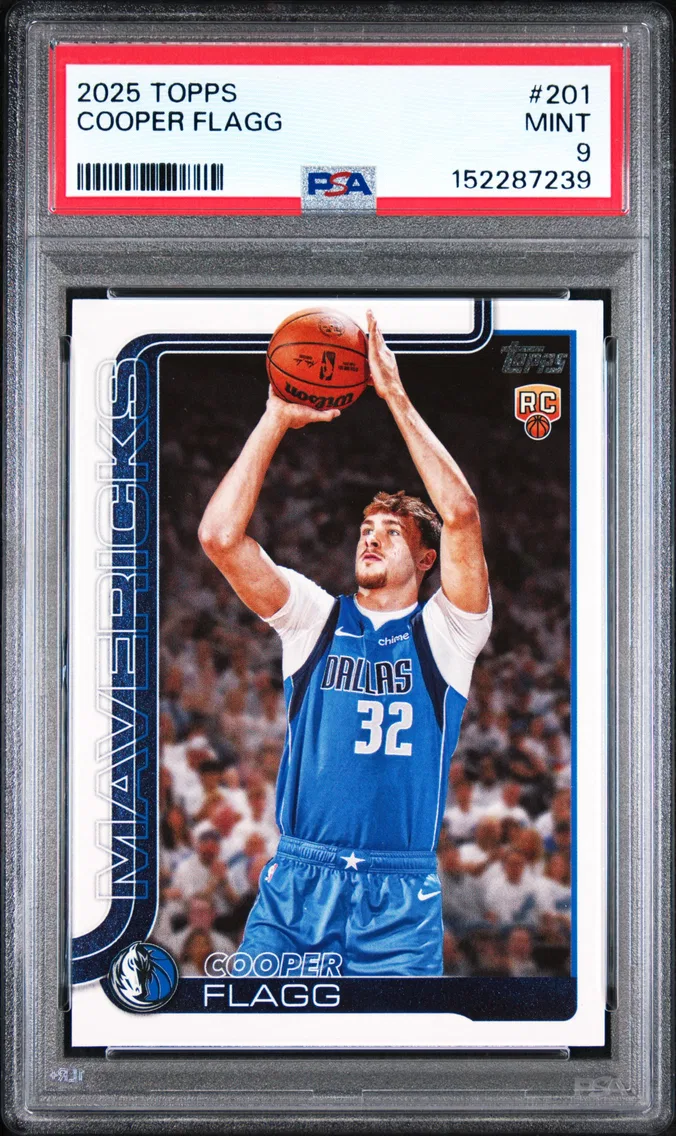 2025 #201 Cooper Flagg PSA 9 Topps