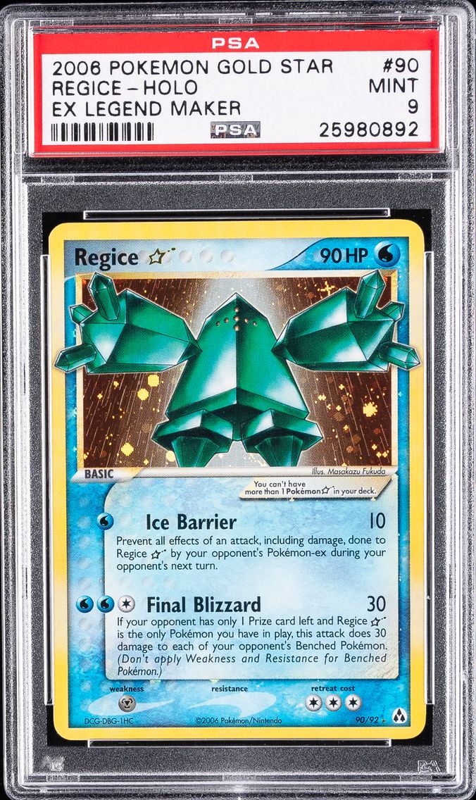 2006 #90 Regice-Holo PSA 9 EX Le