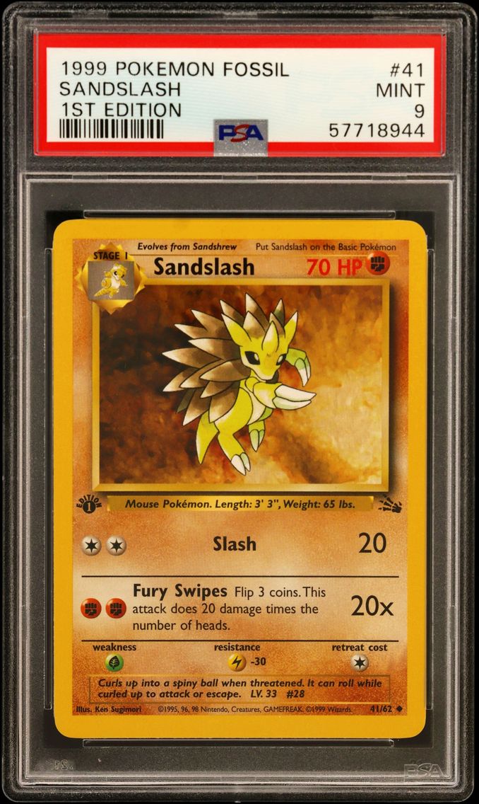 1999 #41 Sandslash 1st Edition P