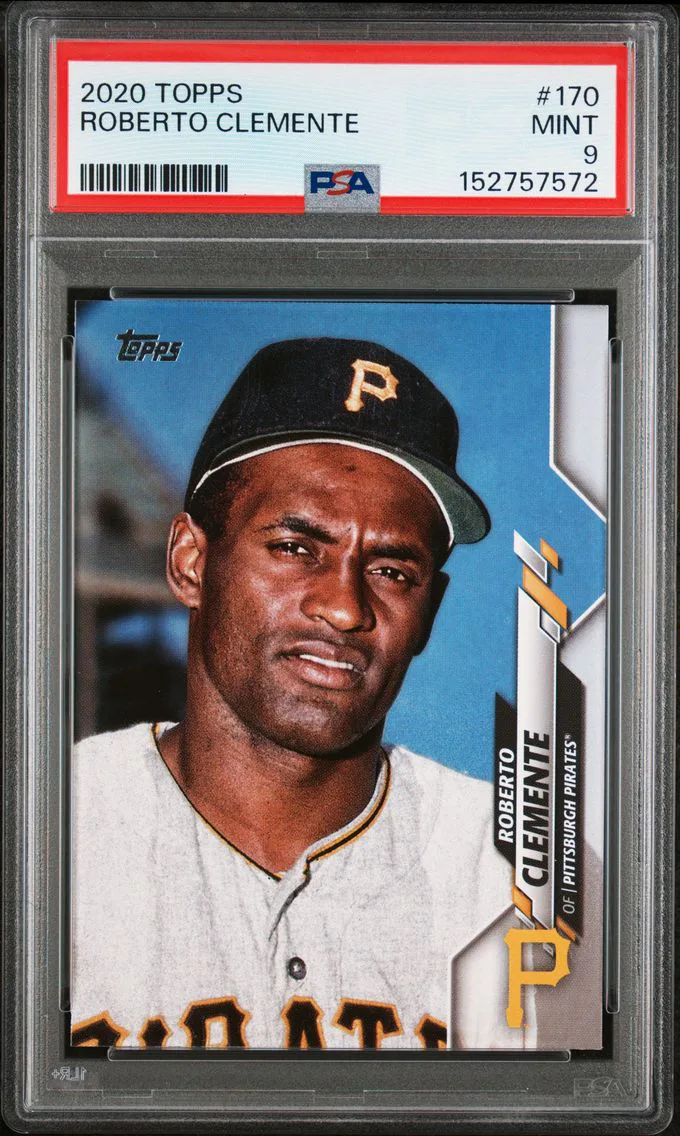 2020 #170 Roberto Clemente PSA 9 Topps